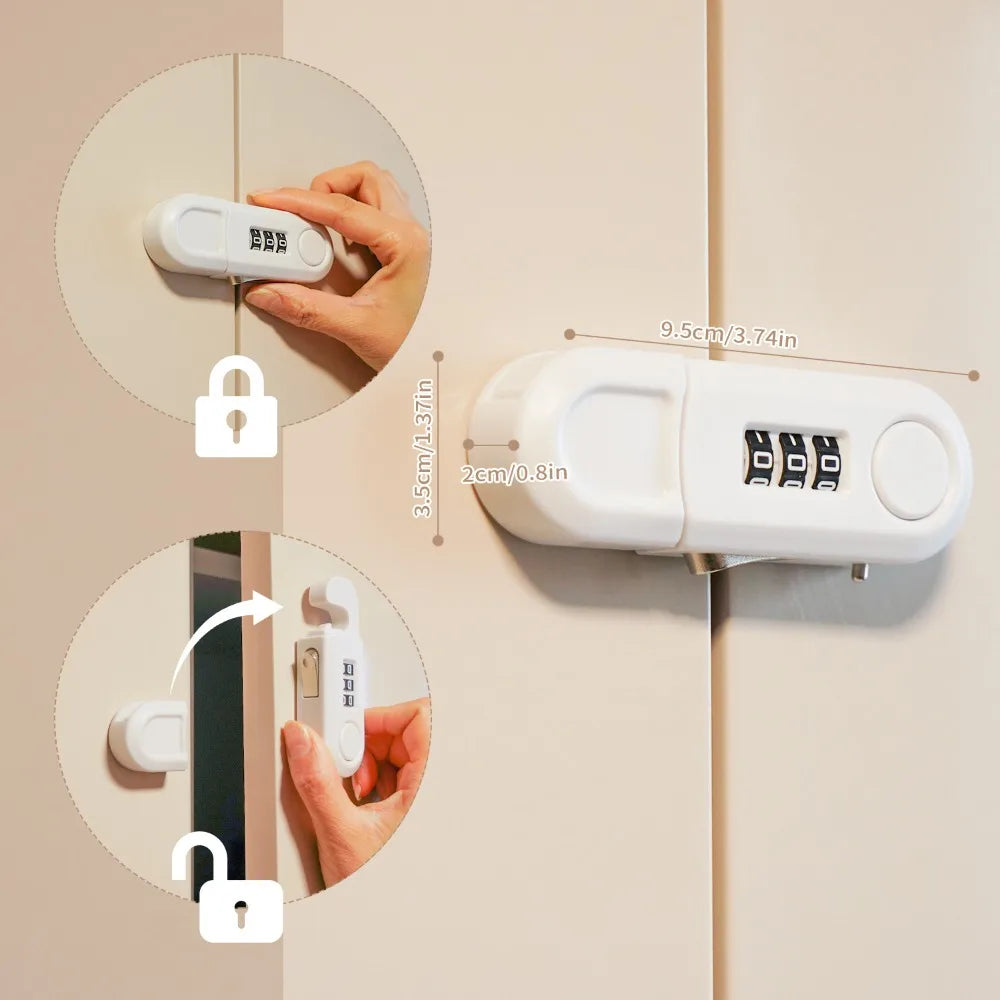 Child Safety Cabinet & Drawer Lock – Adhesive Baby Proof