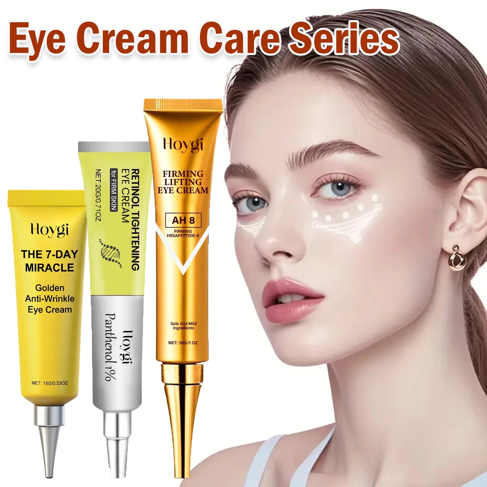 Hoygi Retinol Eye Cream – Dark Circles, Puffiness & Wrinkles Retinol Eye Cream Oasis Select