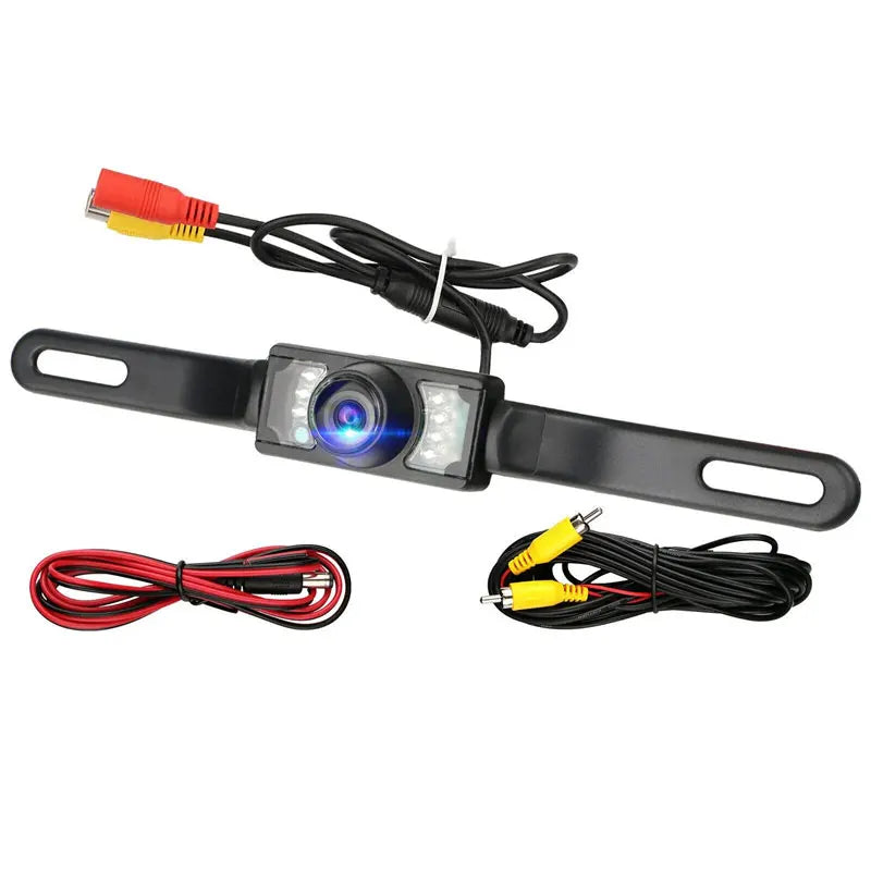 License Plate Camera Universal CCD High-definition Night Vision Colorful 170 Degrees Waterproof Backup Camera For GPS Monitor Oasis Select
