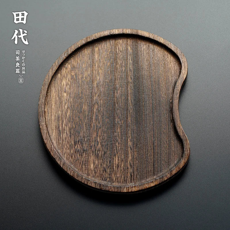 Japanese wooden tray fruit wine snack tray Creative household tableware tray Oasis Select C