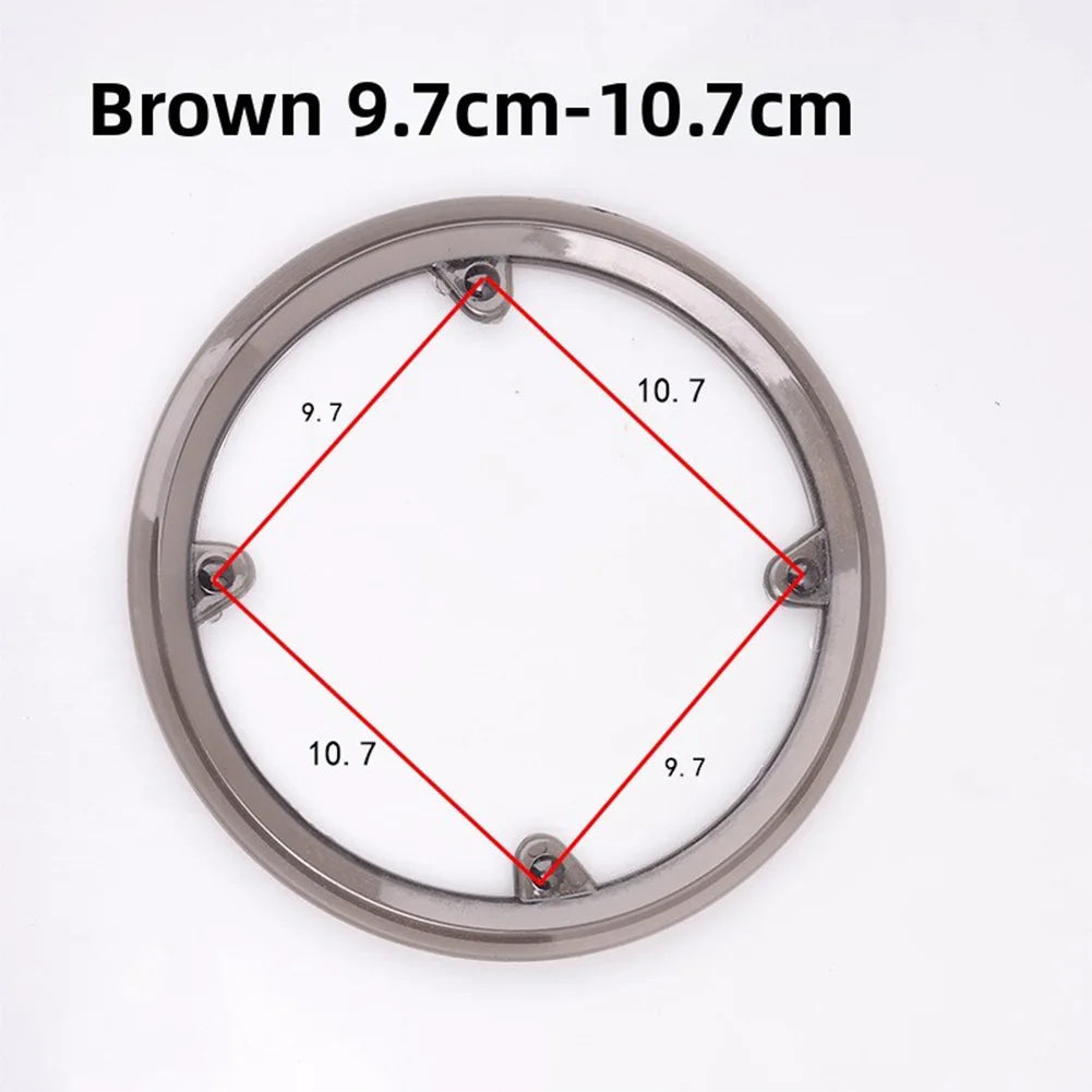 Mountain Bike Chain Guard 42T Plastic Chainring Cover 4 Hole Mounting Design 9.7 to 10.7 cm Spacing for Crankset Oasis Select D