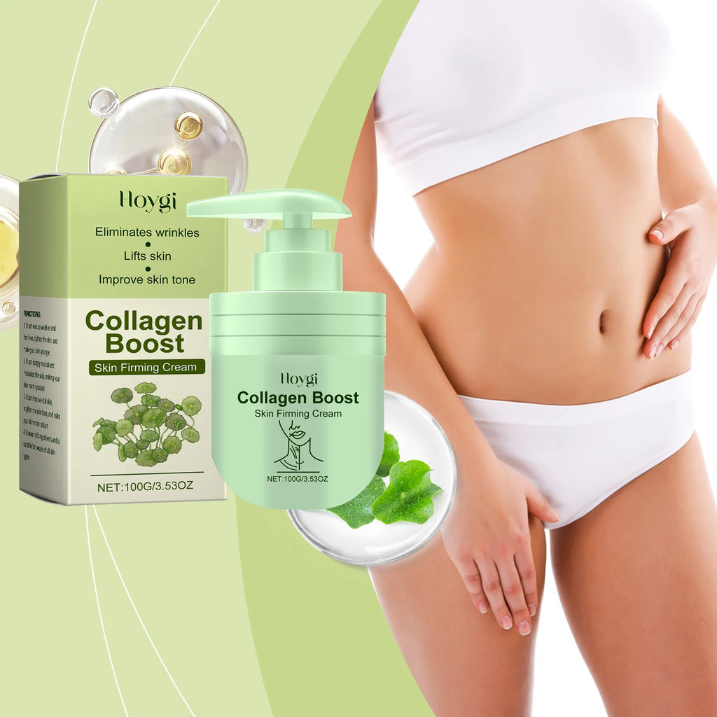 Hoygi Anit-Wrinkle and Fine Line Collagen Body Cream Moisturizing Firming Hydrating and Smoothing Body Care Lotion Oasis Select