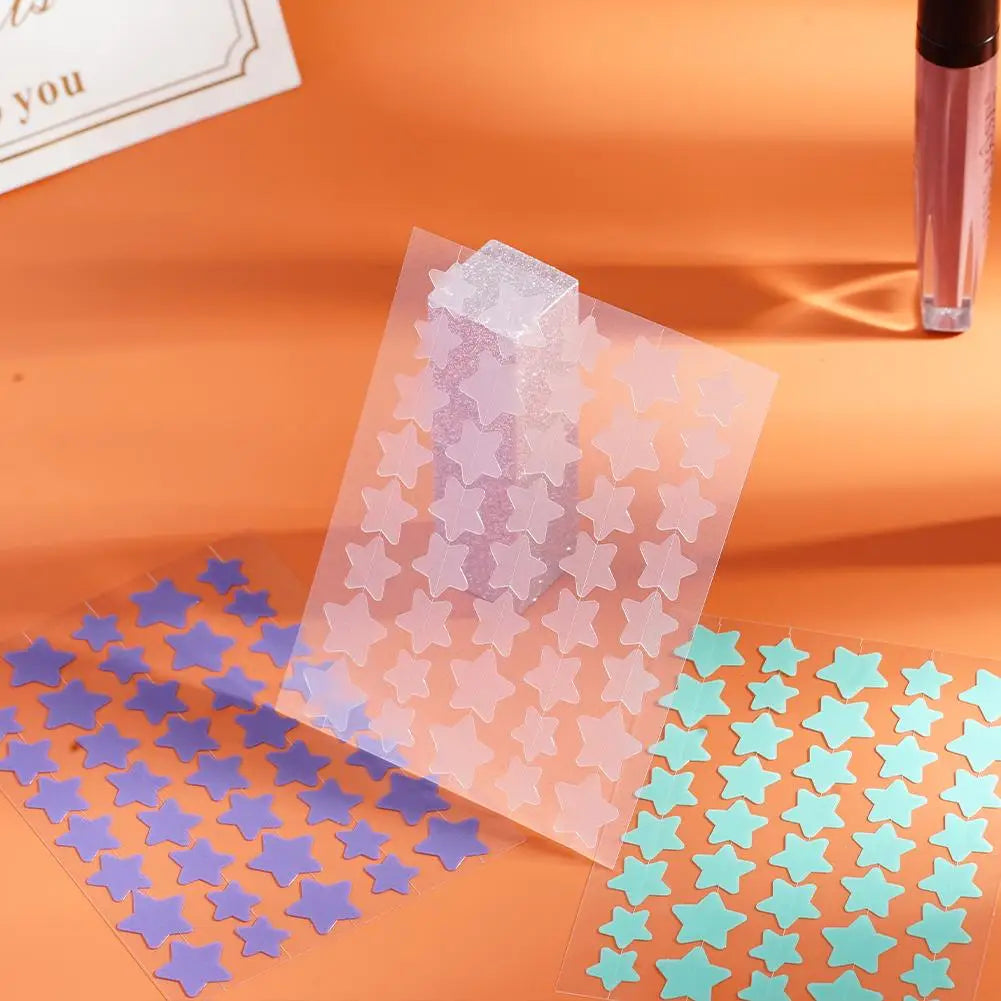 40pcs Colorful PE Pimple Patches Cute Star Shaped Pimple Cover Sticker Invisible Pimple Cover Removal Pimple Patch Oasis Select