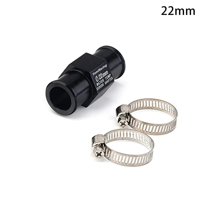 Black Water Temperature Gauge Radiator Temperature Water Temperature Connector Pipe Sensor 16MM 18MM 20MM 22MM Hose Adapter Oasis Select A4