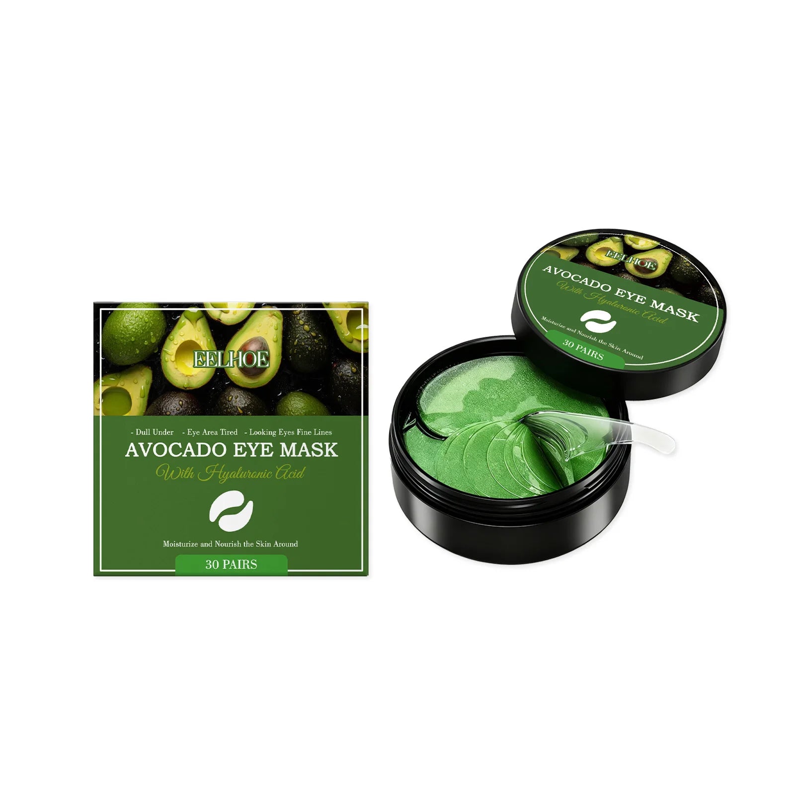 Hyaluronic Acid Eye Mask 30 Pairs – Hydrate & Brighten Eyes