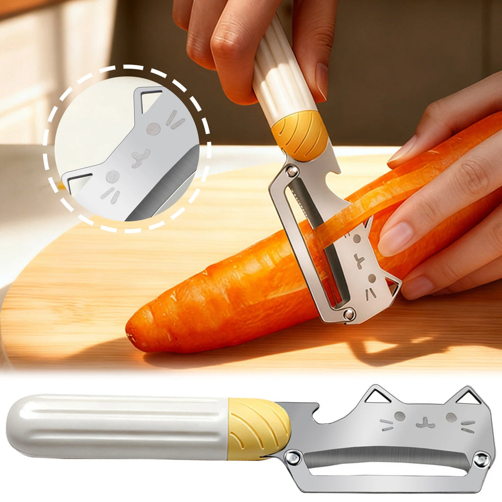 Stainless Steel Vegetable Peeler & Julienne Tool | Aihogard
