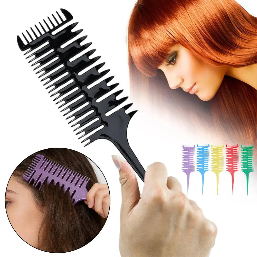 Fishbone Tail Hair Highlighting & Sectioning Comb | Salon Use Hair Highlighting Comb Oasis Select