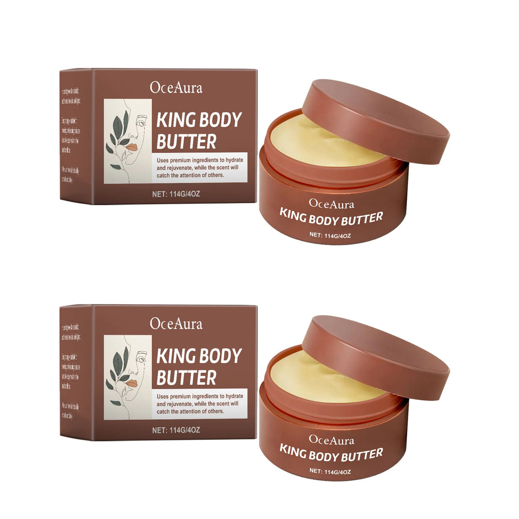 OceAura Shea Butter Body Cream – Deep Hydration for Dry Skin Body Moisturizer Cream Oasis Select 2Pcs