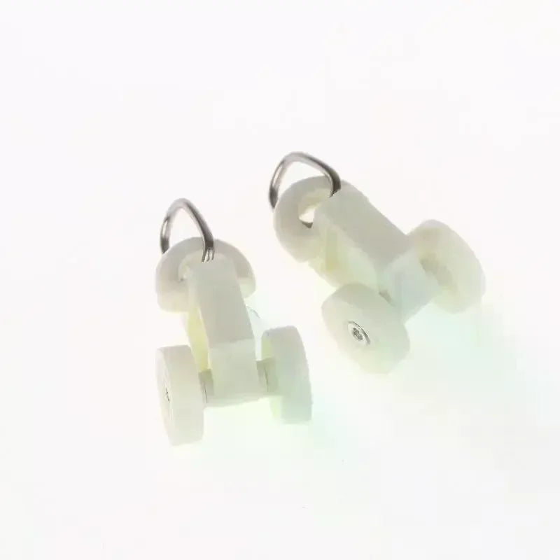 50Pcs Electric Curtain Rails Runners Hooks Thickened Curtain Track Curtain Rail Hook General Pulley Smart Curtain Accessories Oasis Select