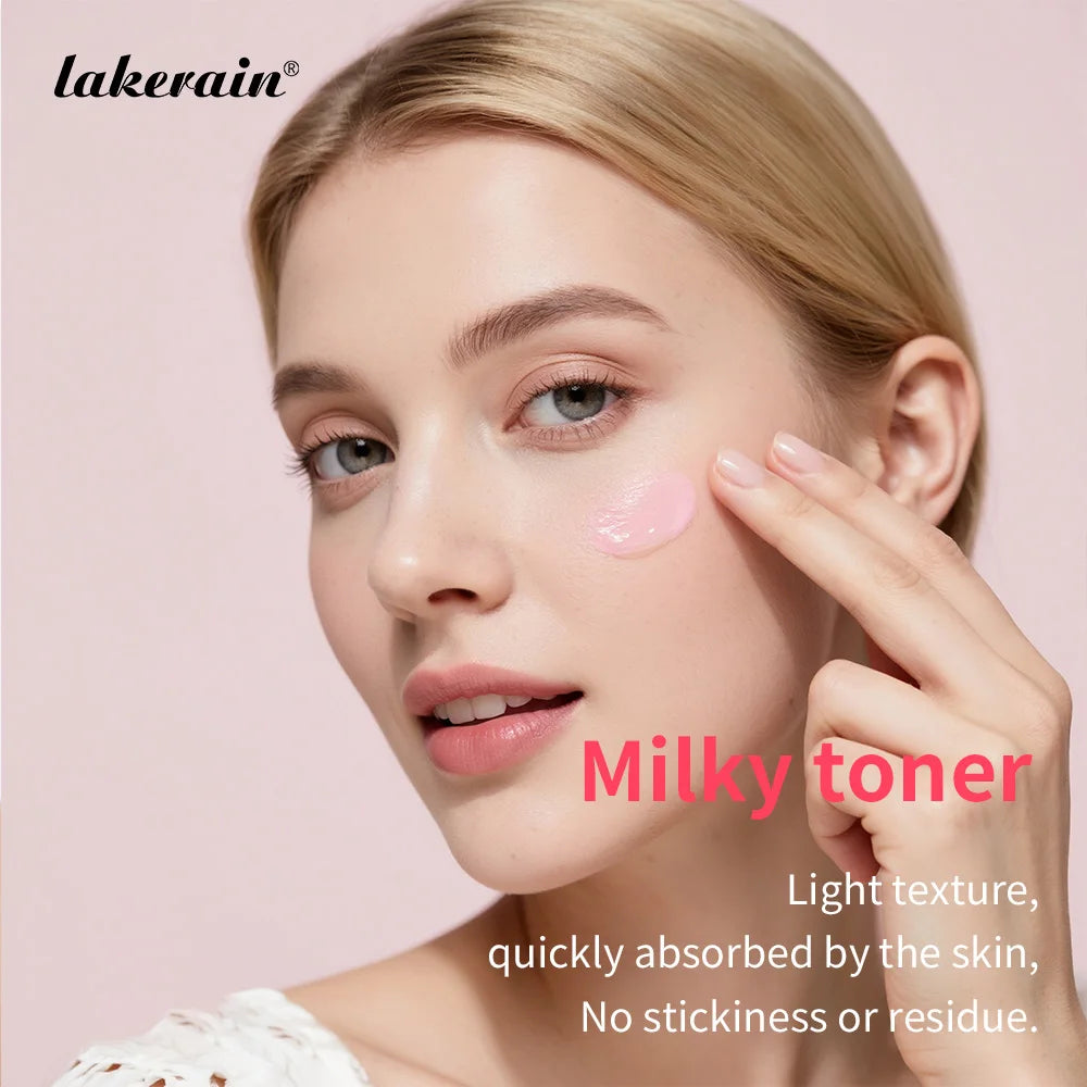 Pink Niacinamide Milky Toner Long-lasting Hydration Even Skin Tone Quickly Absorbed Achieve Dewy Glass Skin Daily Milky Toner Oasis Select