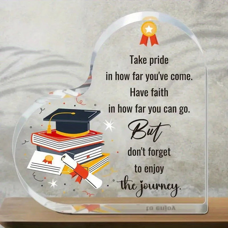 Class of 2026 Acrylic Graduation Plaque | Gift for Her