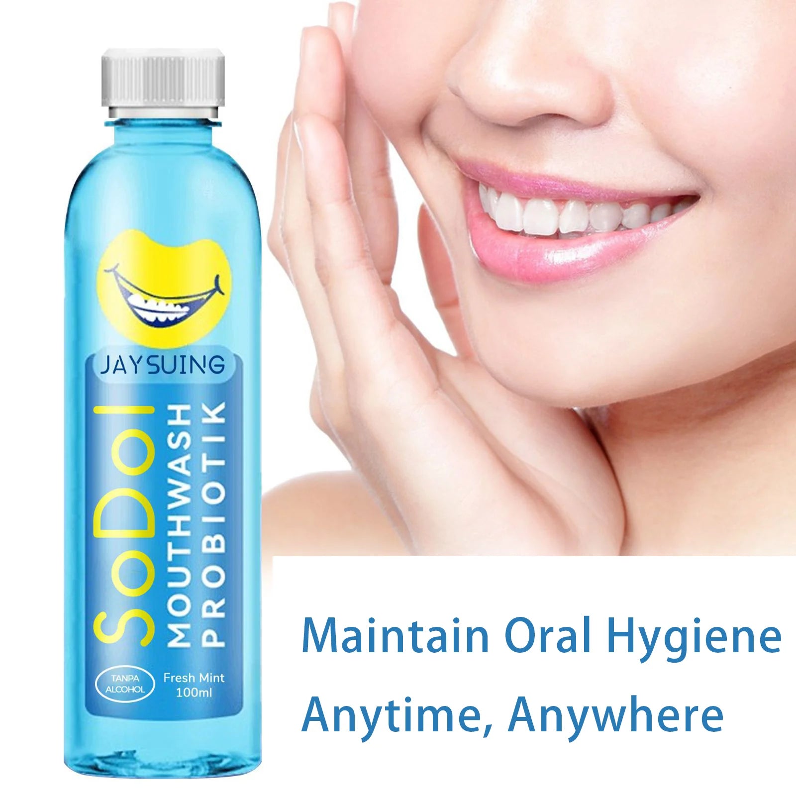 Mint Mouthwash Instant Fresh Breath Deep Cleaning Reduce Bad Breath Prevent Gum Health Improving Dry Mouth Oral Care Mouthwash Oasis Select
