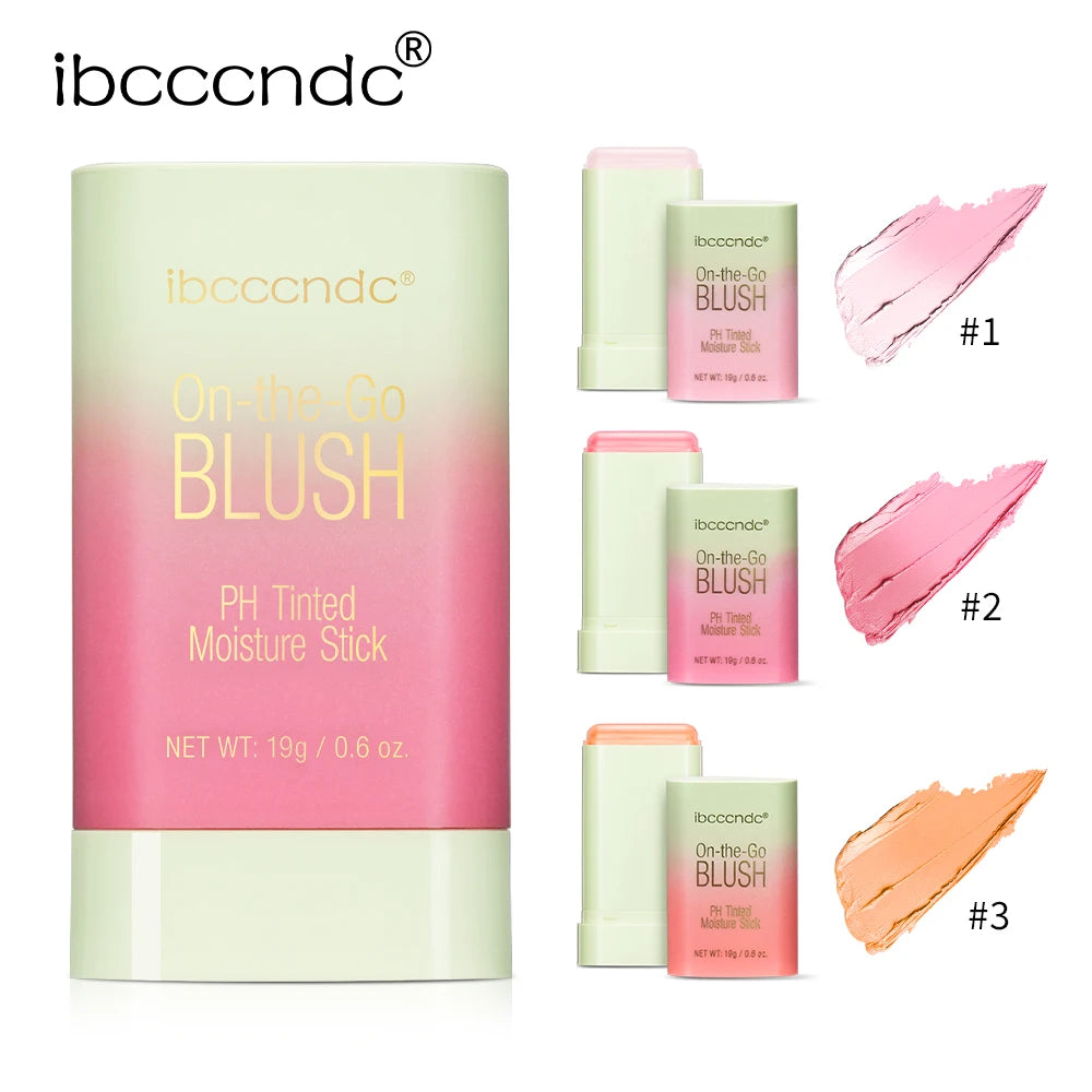 ibcccndc 3-in-1 Temperature Change Blush & Contour Stick