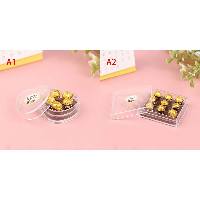 1:12 Dollhouse miniture Chocolate Gift box Model Food Toy Kitchen Accessories Oasis Select