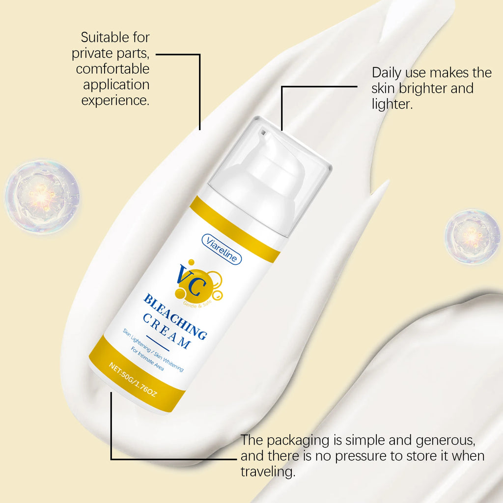 Vitamin C Whitening Cream Brightening Butt Knee Inner Thigh Remove Melanin Moisturizing Glow Skin Private Parts Bleaching Crem Oasis Select