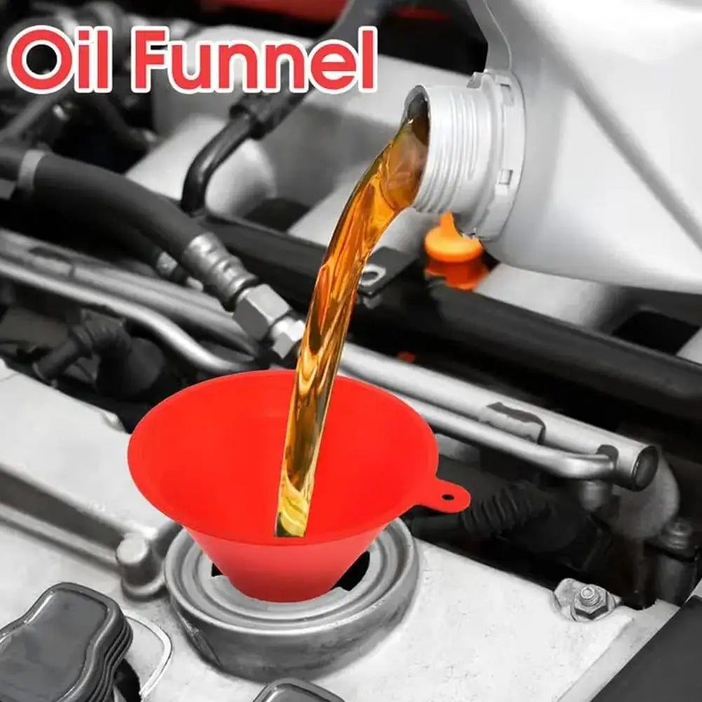 4Pcs Plastic Funnel Set Universal Car Motorcycle Oil Gasoline Fuel Funnel Oil Change Refueling Tool Oil Funnels Filling Tool Oasis Select