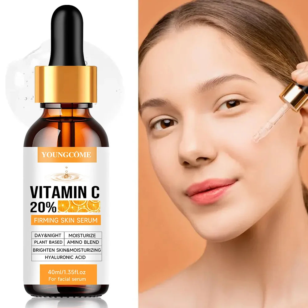 YOUNGCOME Premium 20% Vitamin C Serum For Face with Hyaluronic Acid, Retinol - Boost Skin Collagen, Anti Aging & Wrinkle Facial Oasis Select