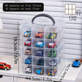 1pc Transparent and Minimalist Toy Storage Box, Dustproof and Moisture-Proof, Jewelry, Earrings, Portable Storage Box Oasis Select 5 layers-transparent