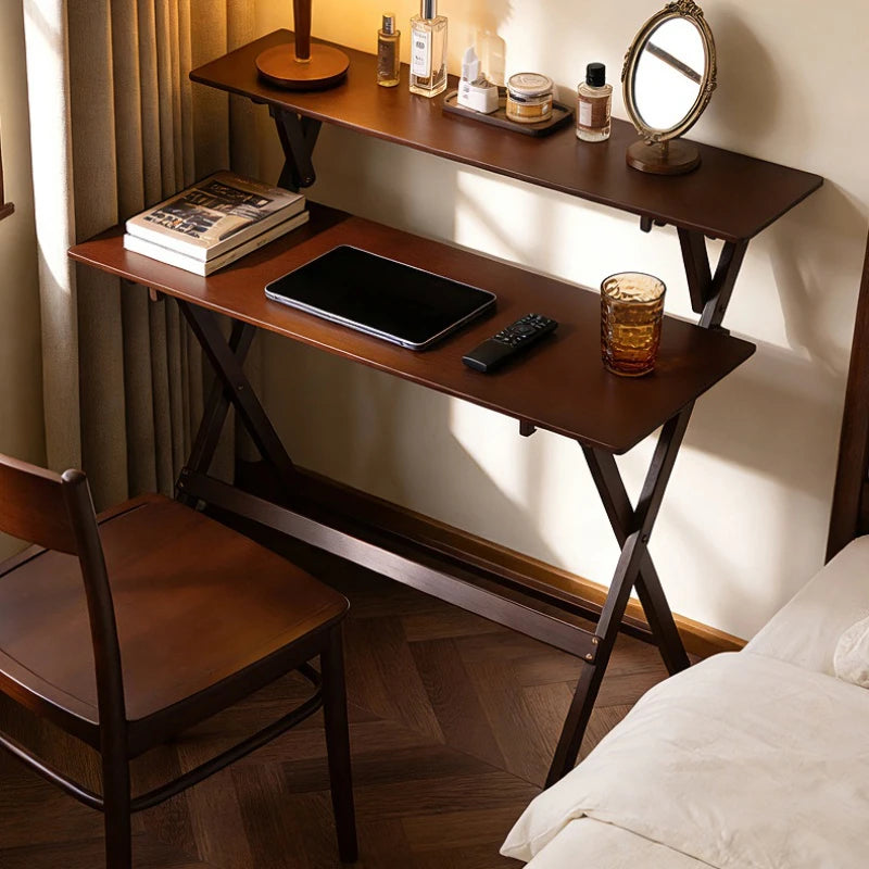 Folding table Rectangle desk Computer table Bedroom Home bedside table Desk worktable Small apartment dining table Oasis Select