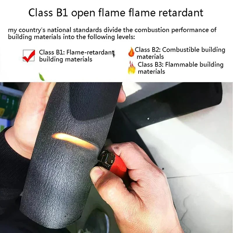 1.8M Rubber Foam Pipe Insulation Sleeve | Waterproof & Thermal