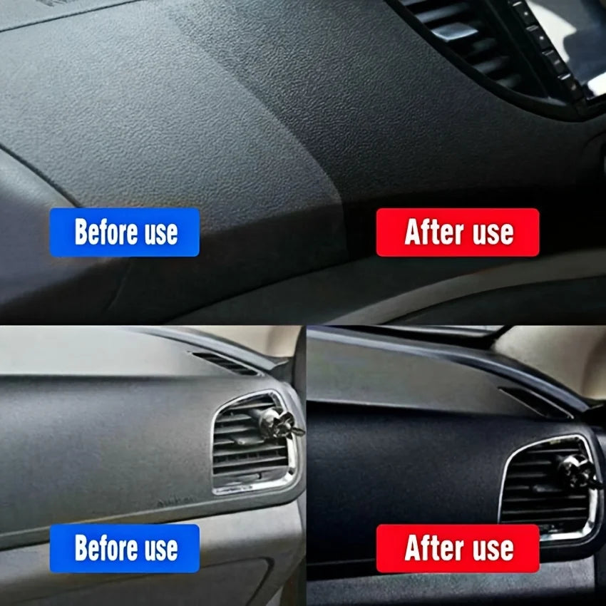 Plastic Repair, Rubber Black Gloss Paste, Tire Black Polish for Exterior and Interior Restoration of Cars, Bumpers, Mirrors Oasis Select