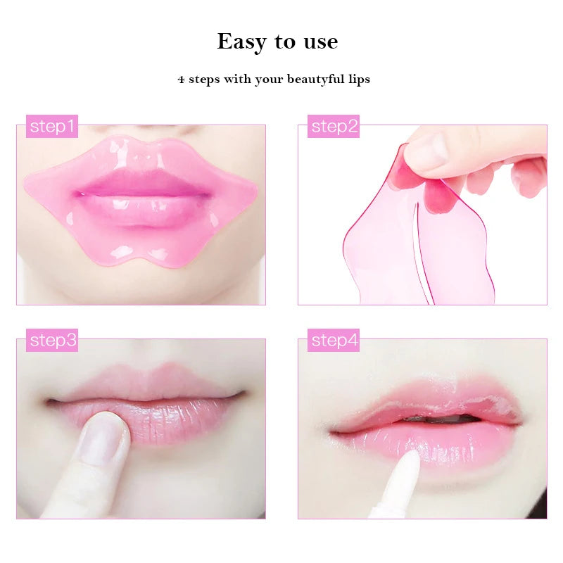 Collagen Nourishing Lip Mask – Hydrating Fruit Essence Patch Lip Mask Patch Oasis Select
