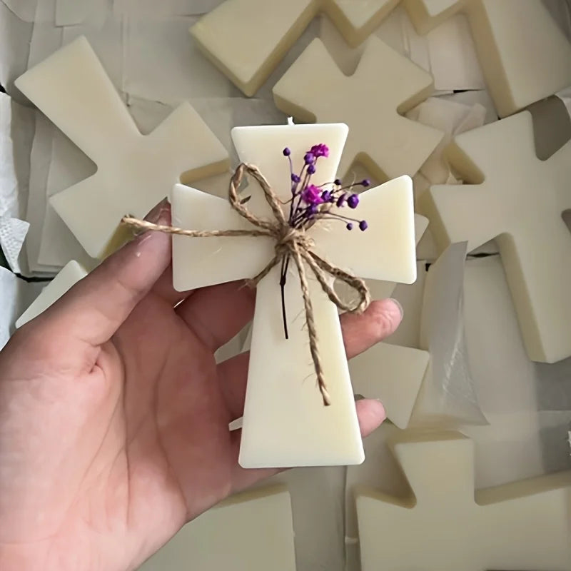 Cross silicone mold, suitable for making candles, soap, plaster, epoxy resin products, very suitable for handmade DIY production Oasis Select