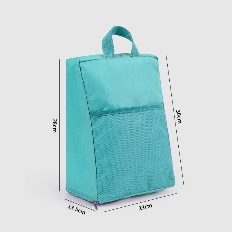 Travel Clothing Storage Bag Shoe Bag Outdoor Sports Portable Shoe Bag Dustproof and Waterproof Foldable Storage Bag Oasis Select Blue