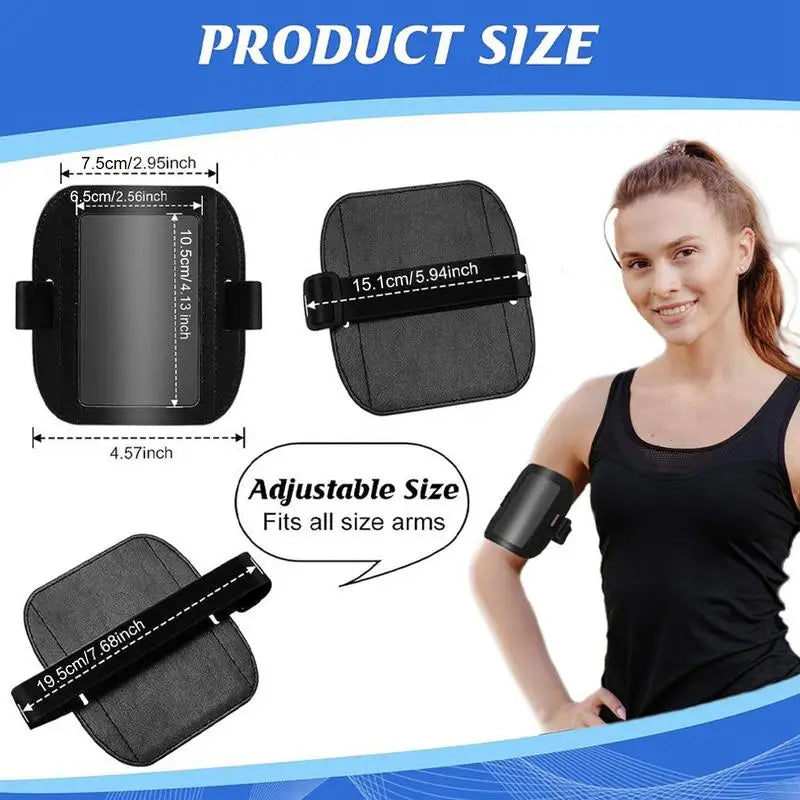 Armband Card Holder Waterproof Adjustable Ski Pass Sleeve for Men Horizontal Armband Business Accessory for Schools Restaurants Oasis Select