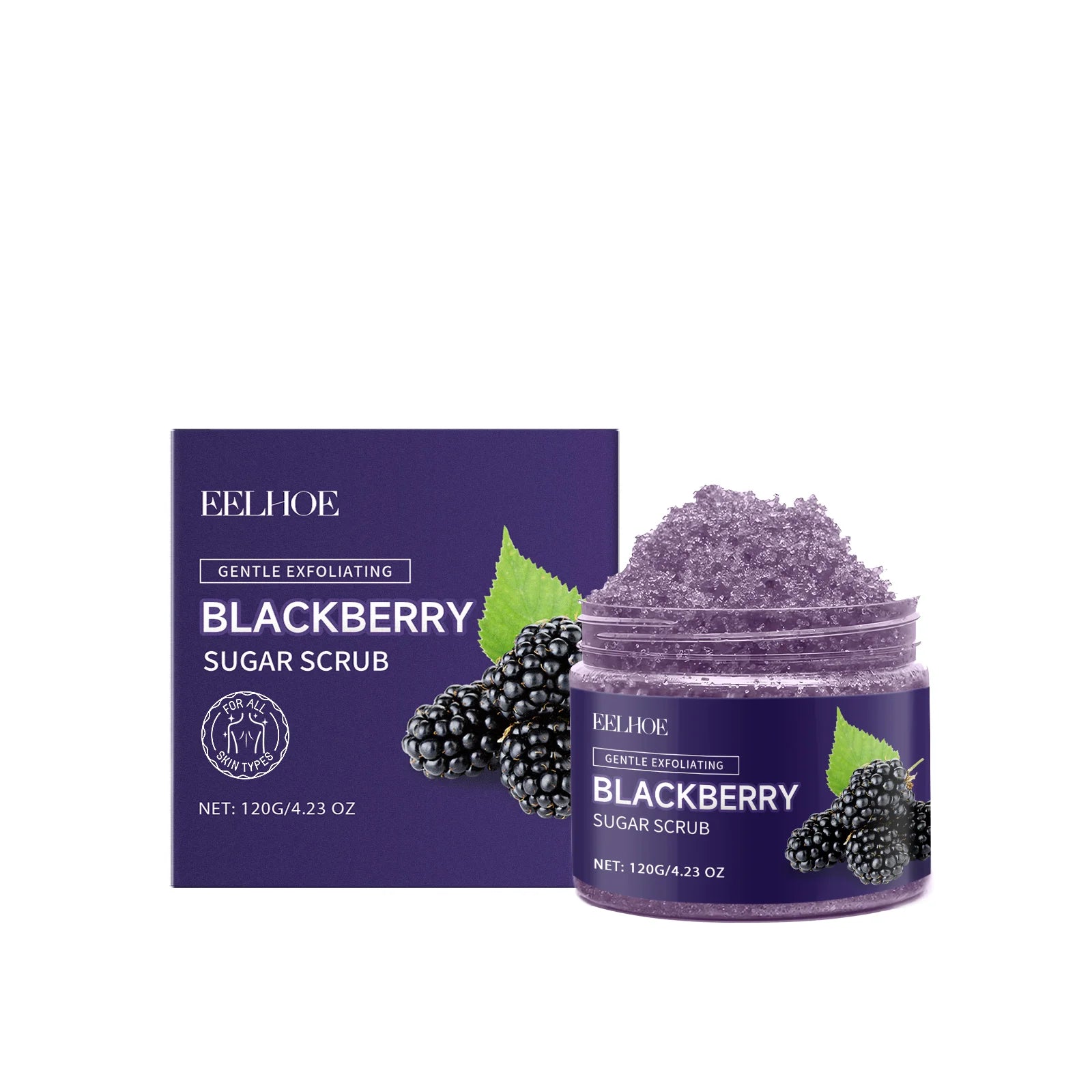 Body Scrub Effectively Removes Dead Skin Restores Smooth Delicate Skin Deep Moisturizing Exfoliating kin Brightening Remove Oasis Select Blackberry