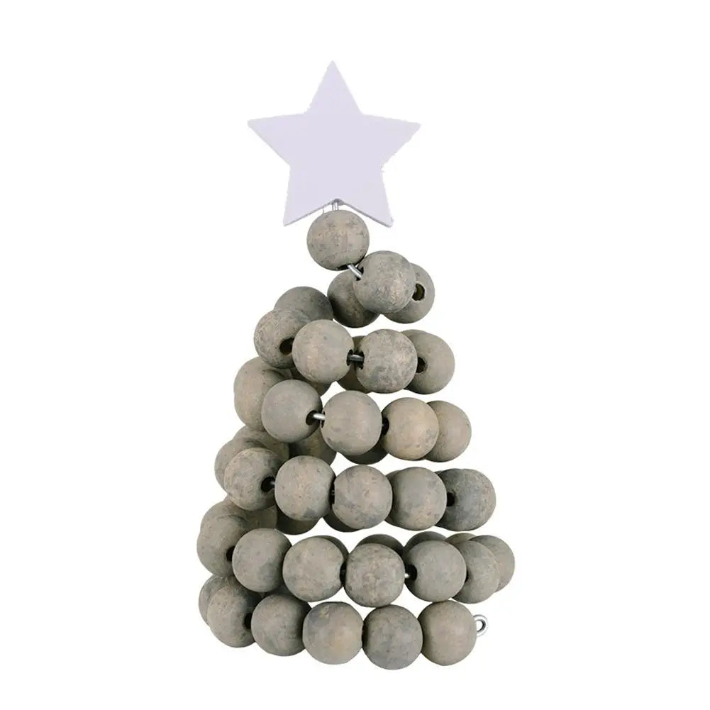 New Nordic Wooden Christmas Tree Ornament 1Pcs Creative Desktop Decoration Christmas Decor Oasis Select 05