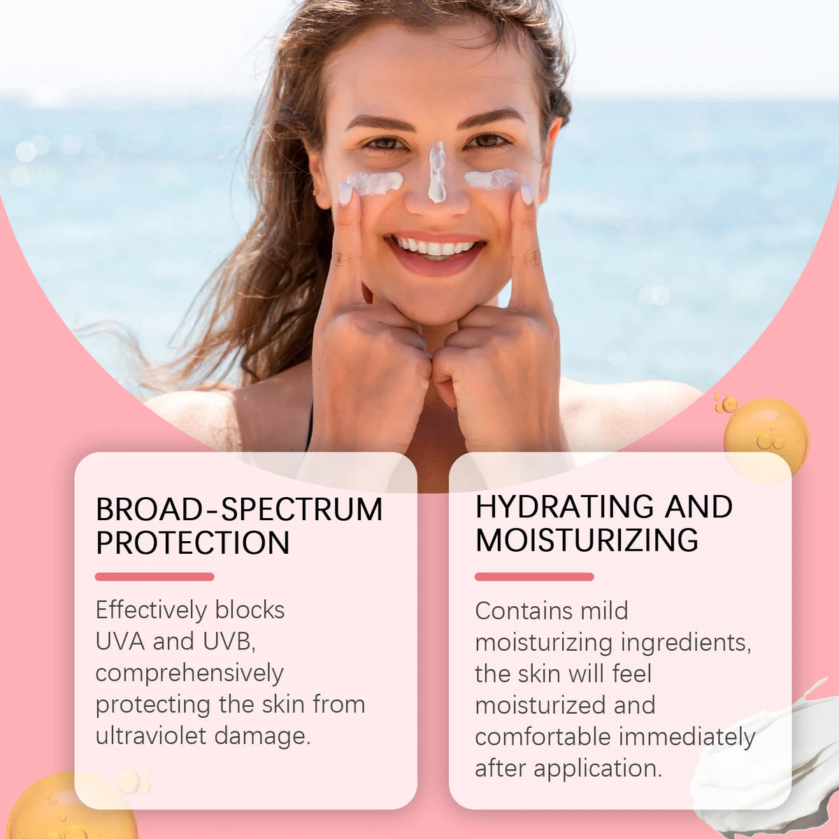Jaysuing SPF 50+ UV Sunscreen Stick – Brightening & Moisturizing SPF Sunscreen Stick Oasis Select