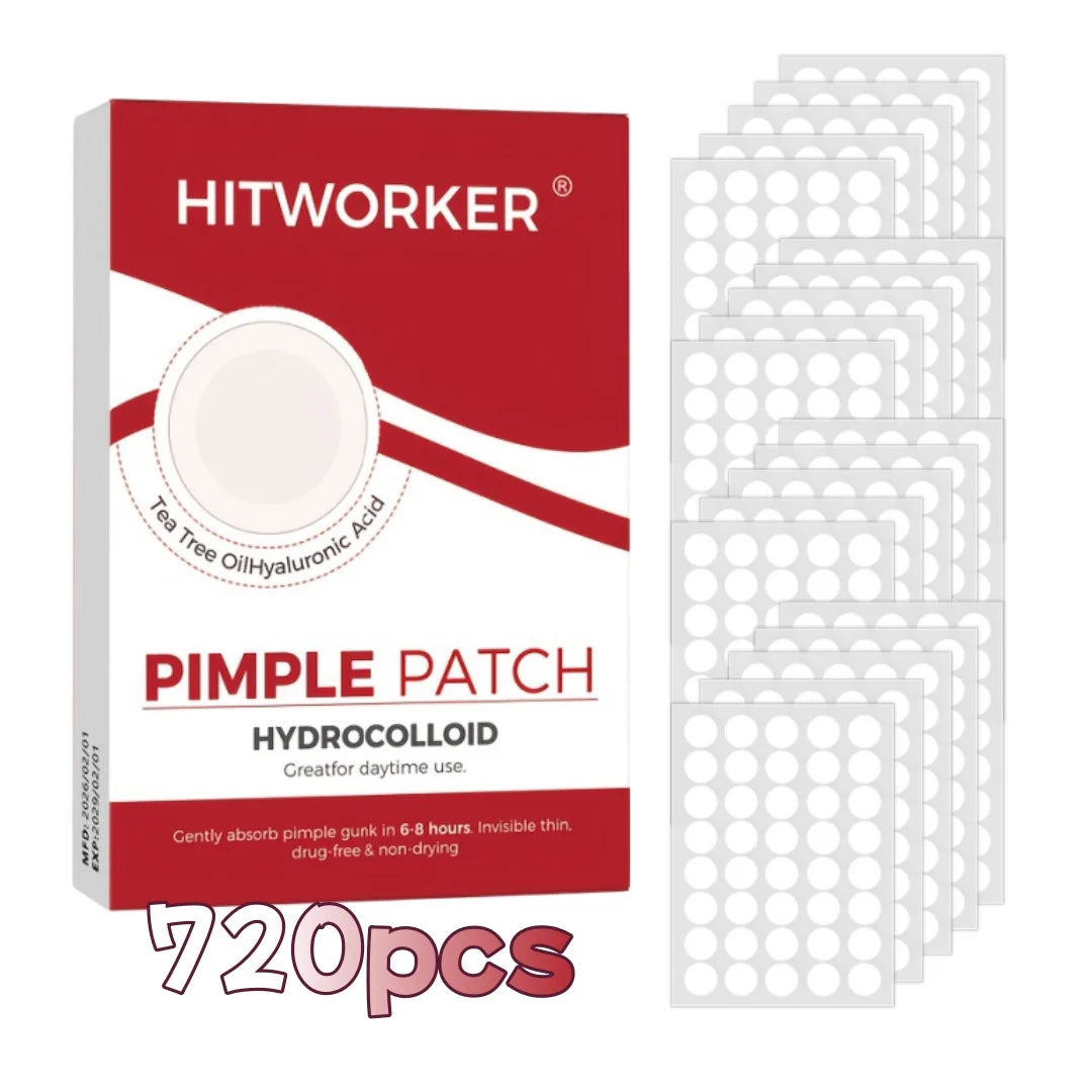 360/720 pieces/box of acne patches - non-alcoholic, used to absorb acne secretions, non irritating, essential for acne care Oasis Select 720pcs