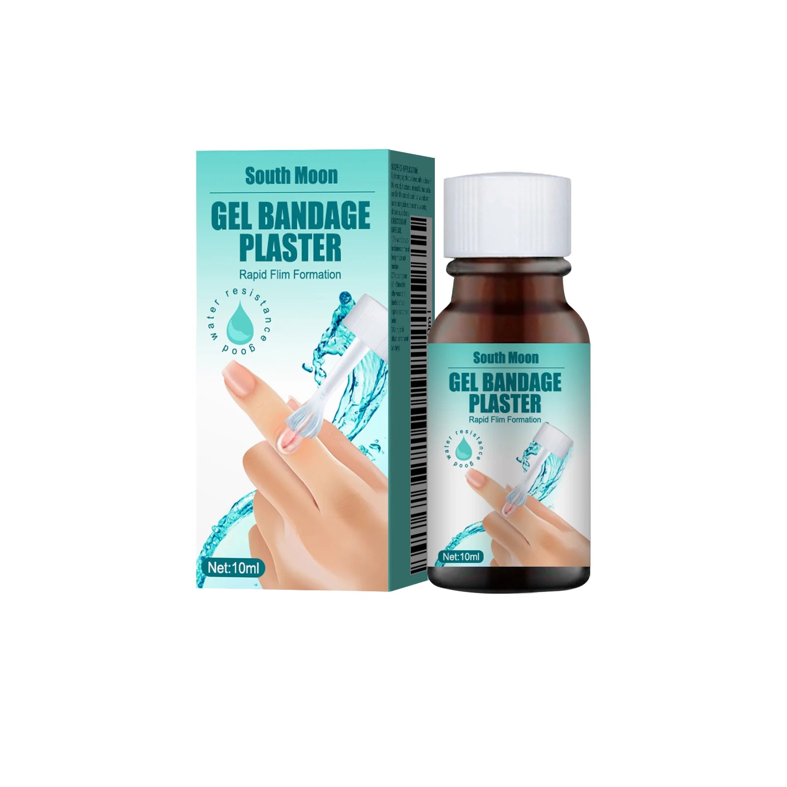 Quick Dry Gel Skin Liquid Plaster Breathable Bandage for Minor Cuts Scrapes Wounds & Dry Cracked Skin Waterproof Liquid Bandage Oasis Select 1pcs