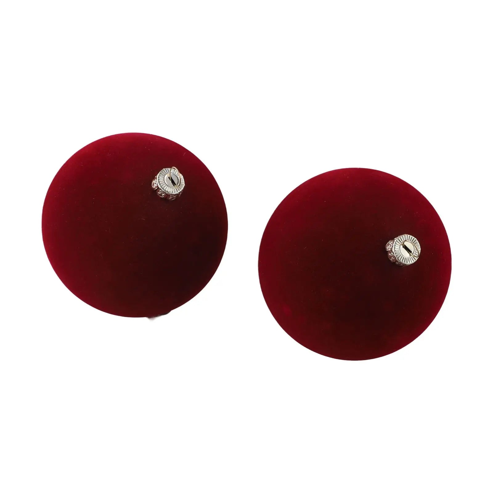 9-Pack Velvet Christmas Ball Ornaments 10cm – Xmas Tree Decor Christmas Ornament Set Oasis Select