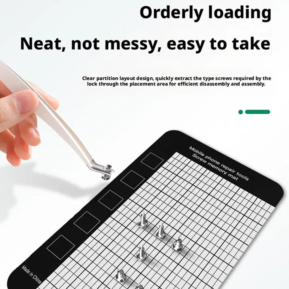 Magnetic Screw Mat Work Pad for Phone Repair – 145×90mm