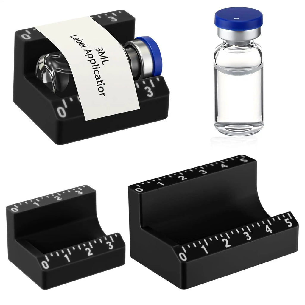 3ml/10ml Vial Label Applicator Easy Alignment Precise Application Sticker Alignment Tool Time-Saving Reusable Labeling Tools Oasis Select