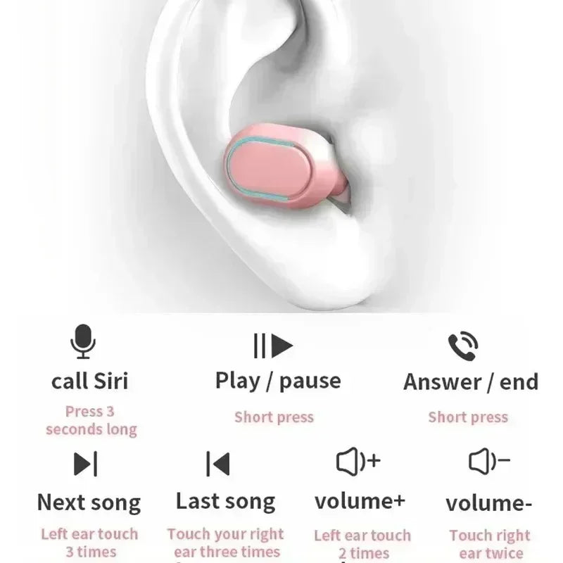E7s Tws Gaming Headset Bluetooth Earphones Earbuds Blutooth Earphone Wireless Hearing Aids Sport EarBuds Hifi headphones Oasis Select