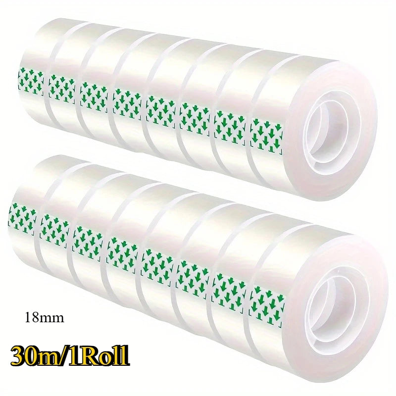 6/8 Rolls, Super Strong Transparent Tape,used for Gift Packaging, Moving, Office,Crafts-Very Suitable for Homes,office Supplies Oasis Select