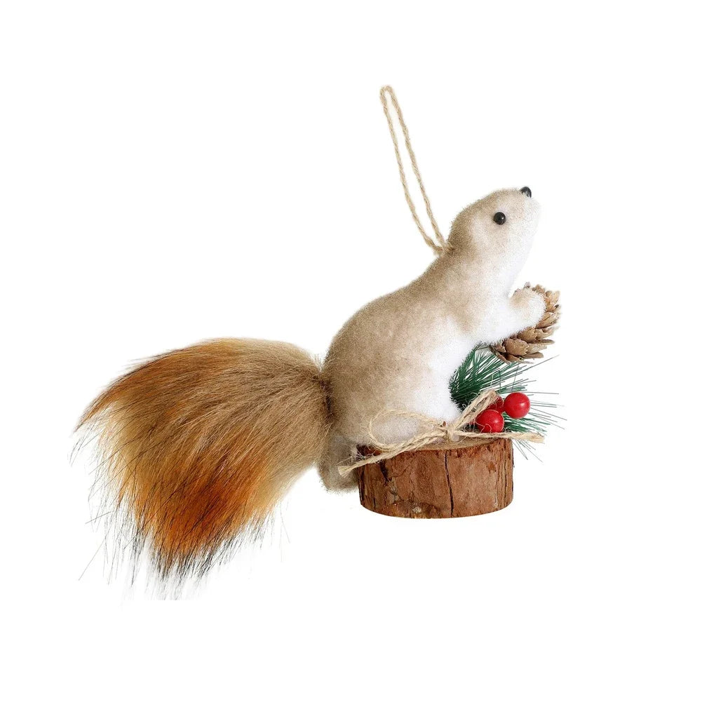 Charming Festive Accessory Christmas Squirrel Decoration Festive Aesthetic Hanging Decoration Seasonal Home Decor Oasis Select C China Mainland