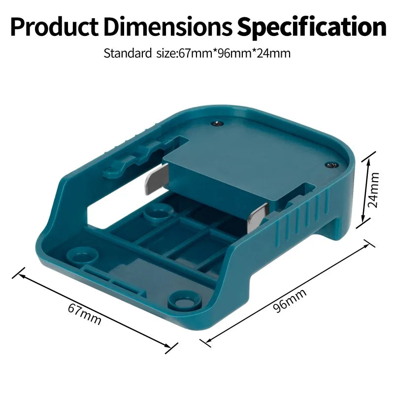 Plug-and-Play High Efficiency 1Pc For Makita 18V USB Type-C Battery Holder BL1840 BL1850 BL1860 Charger Adapter Fast Charging Oasis Select