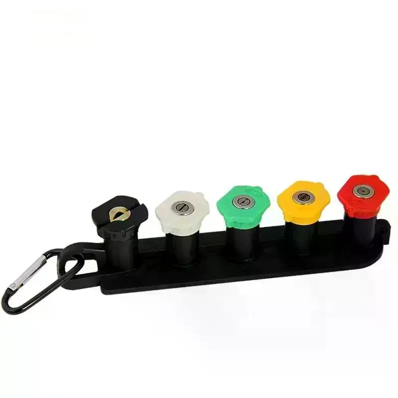 Universal Pressure Washer Tips Multiple Degrees Nozzle 1/4 Inch Quick Connect With Nozzle Holder 5 Spray Nozzle Tips Oasis Select