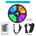 Bluetooth RGB LED Strip Lights SMD 5050 5M/10M – 24-Key Control