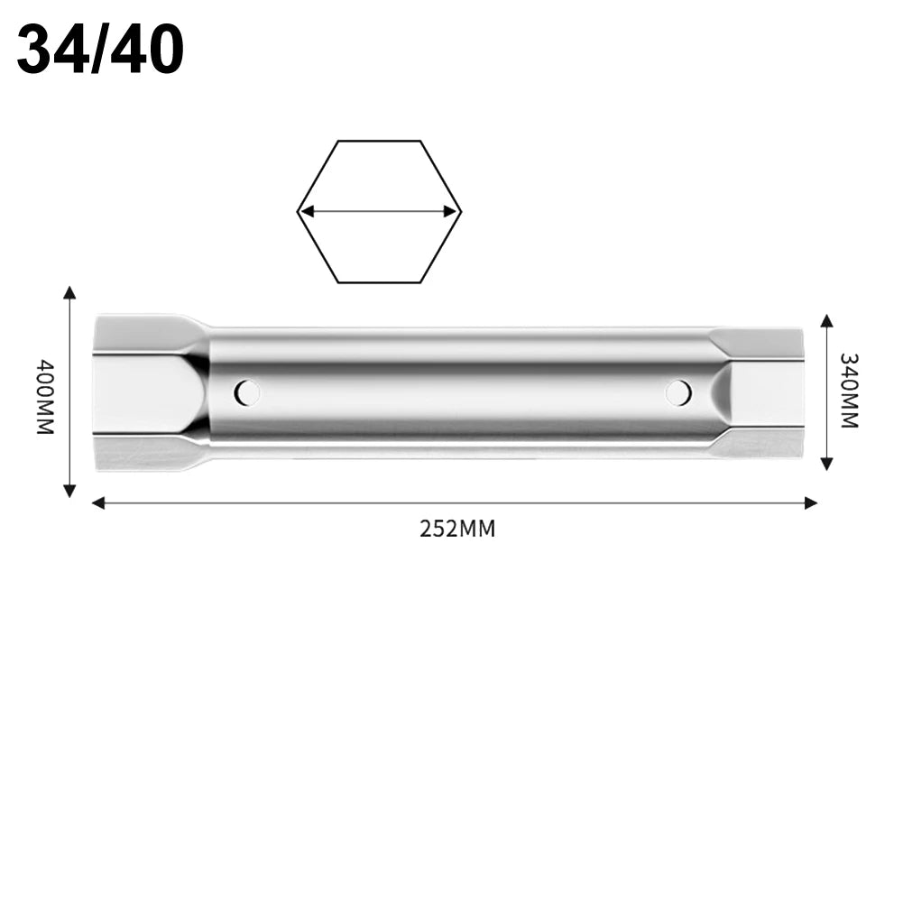 23-27mm 34-40mm Pipe Spanner Socket Wrench Faucet Valve Socket Wrench Ratchet Sink Faucet Drain Installation Hand Tools Oasis Select 34-40mm