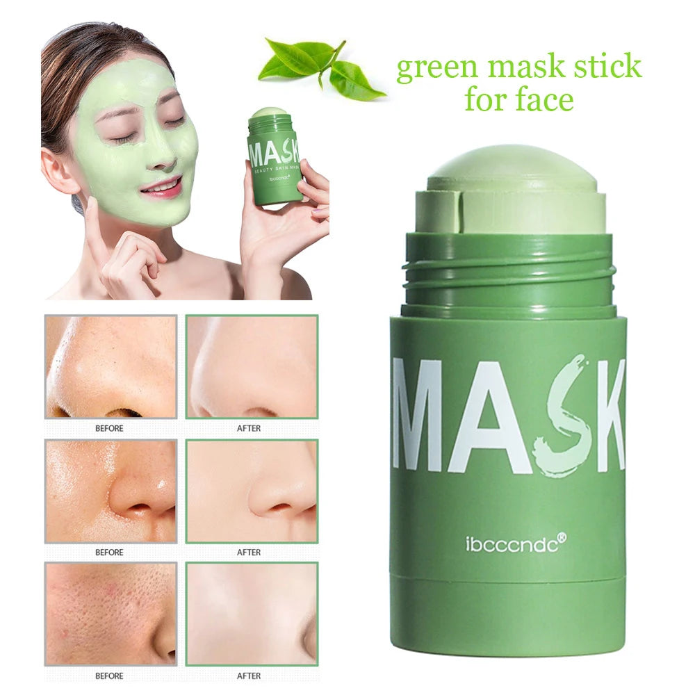 Green Tea Clay Face Mask – Oil Control & Pore Minimizing | 40g Clay Face Mask Oasis Select