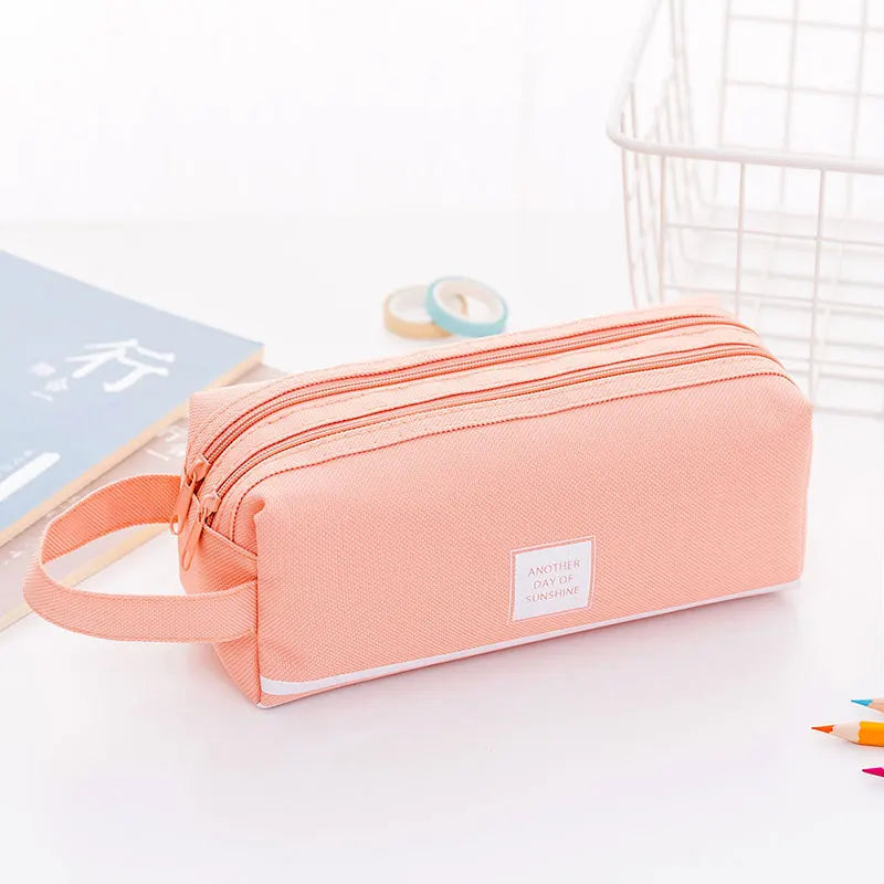 Large Capacity Pencil Case Kawaii Stationery Organizer School Office Supplies Back To School Pencil Boxes for Girls Boy Oasis Select