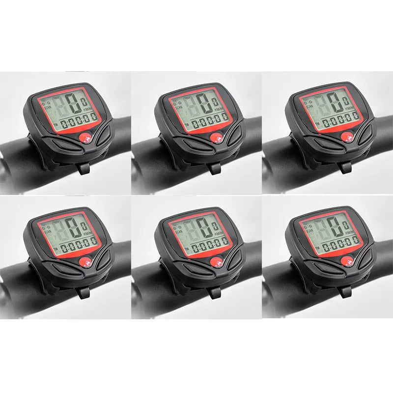 1-6pcs Bicycle Speedometer Computer BN 518 Waterproof Stopwatch Bicycle MTB Odometer Stopwatch Bicycle Accessories Oasis Select 6pcs