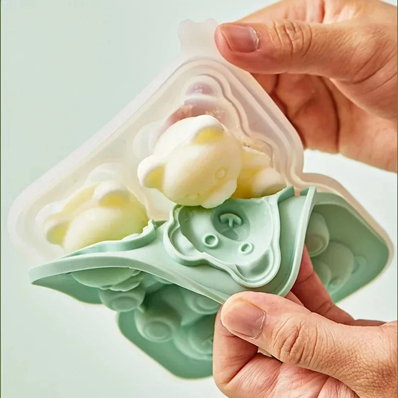 Bear Ice Cube Mold – Food-Grade Silicone Ice Tray