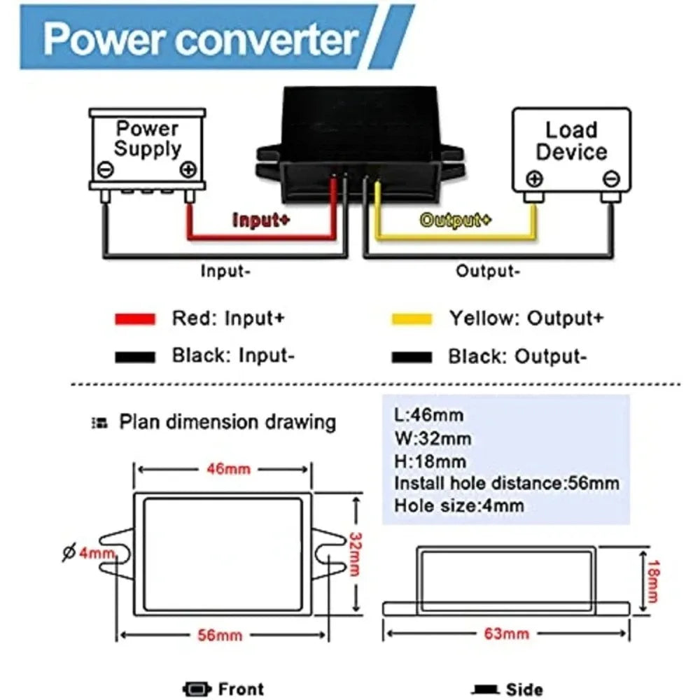 8-36V to 12V 24V Voltage Stabilizer Step-down/up Car Boat Power Supply Buck Boost DC Converter Voltage Regulator 12V 3A 30V Oasis Select