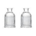 2/4/6 PCS Clear Glass Mini Bottles – Reed Diffuser & Bud Vase Set for Wedding Centerpieces, DIY Fragrance & Florist Decor Oasis Select 2pcs